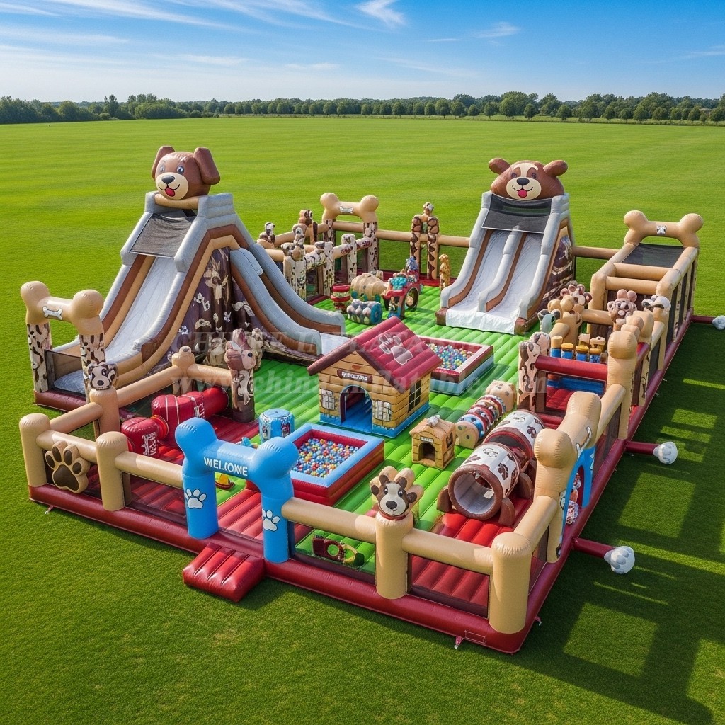 GF2-574 Dog Theme Inflatable Park