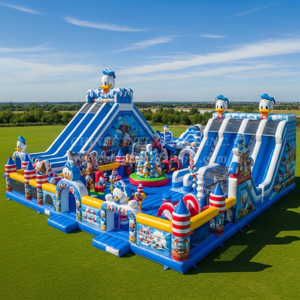 GF2-577 Donald Duck Theme Inflatable Park