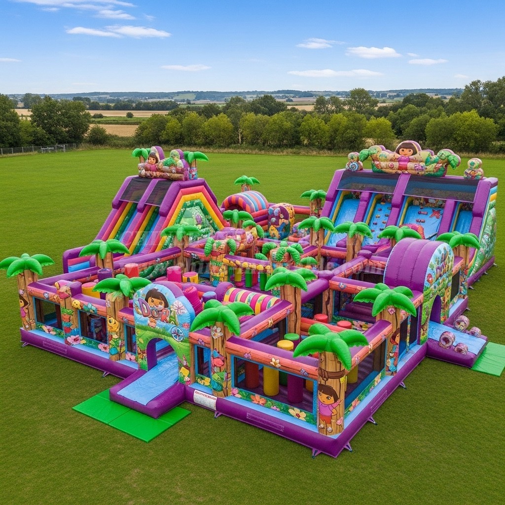 GF2-579 Dora Theme Inflatable Park