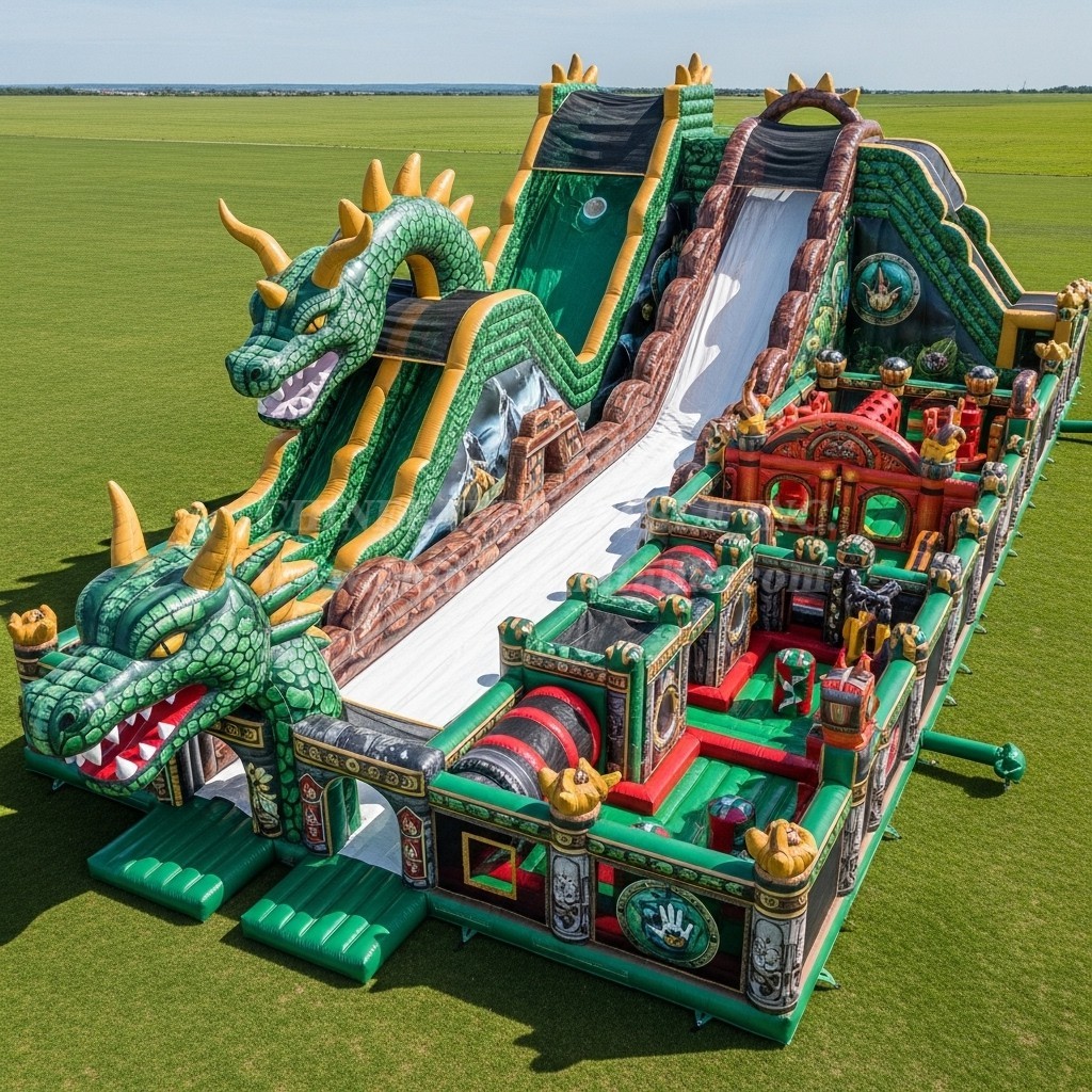 GF2-584 Dragon Theme Inflatable Park