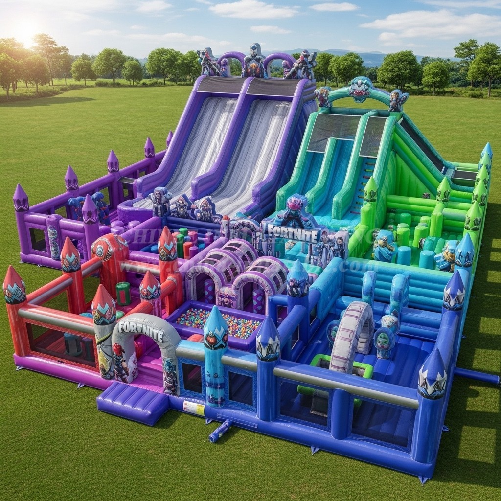 GF2-597 Fortnite Theme Inflatable Park