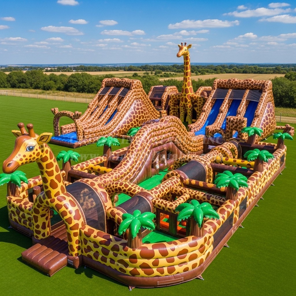 GF2-603 Giraffe Theme Inflatable Park
