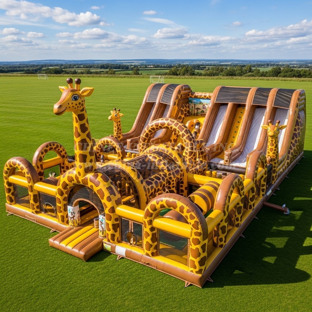 GF2-604 Giraffe Theme Inflatable Park