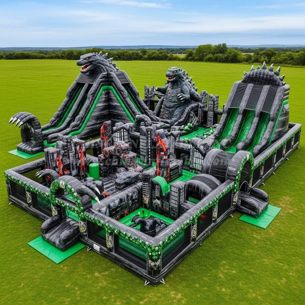 GF2-608 Godzilla Theme Inflatable Park