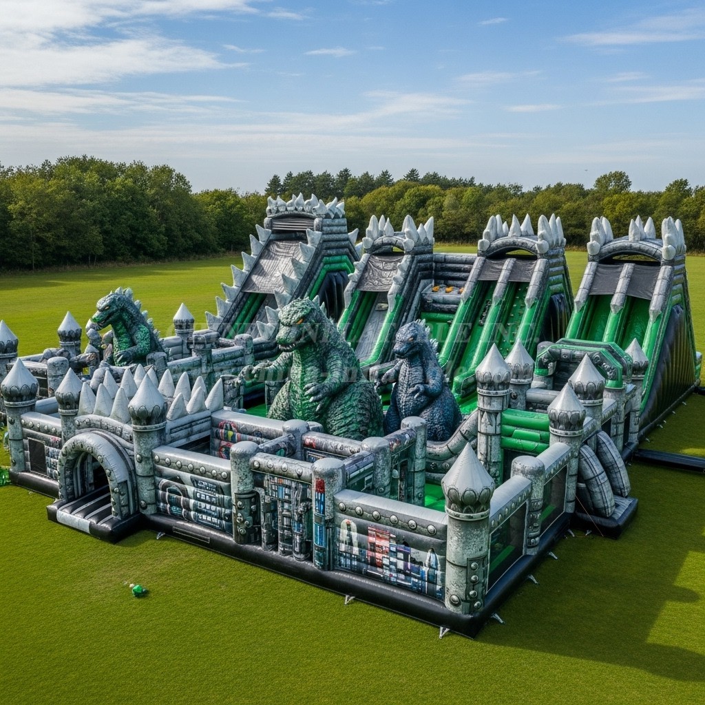 GF2-614 Godzilla Theme Inflatable Park