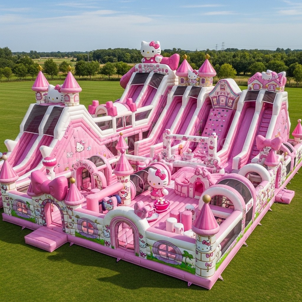 GF2-629 Hello Kitty Theme Inflatable Park