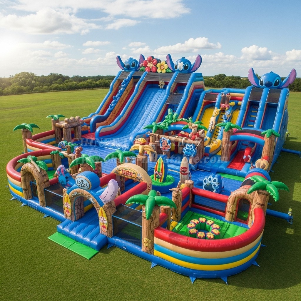 GF2-639 Lilo & Stitch Theme Inflatable Park