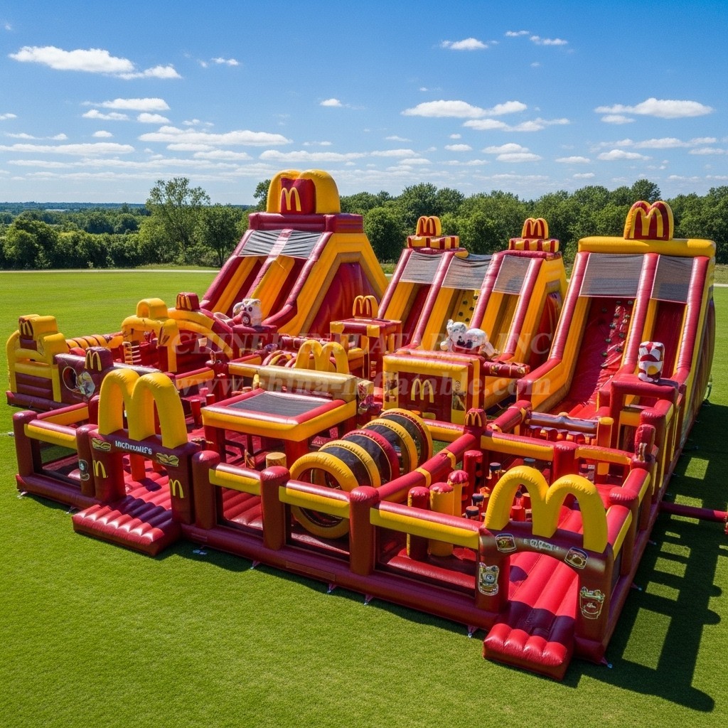 GF2-649 McDonald Theme Inflatable Park