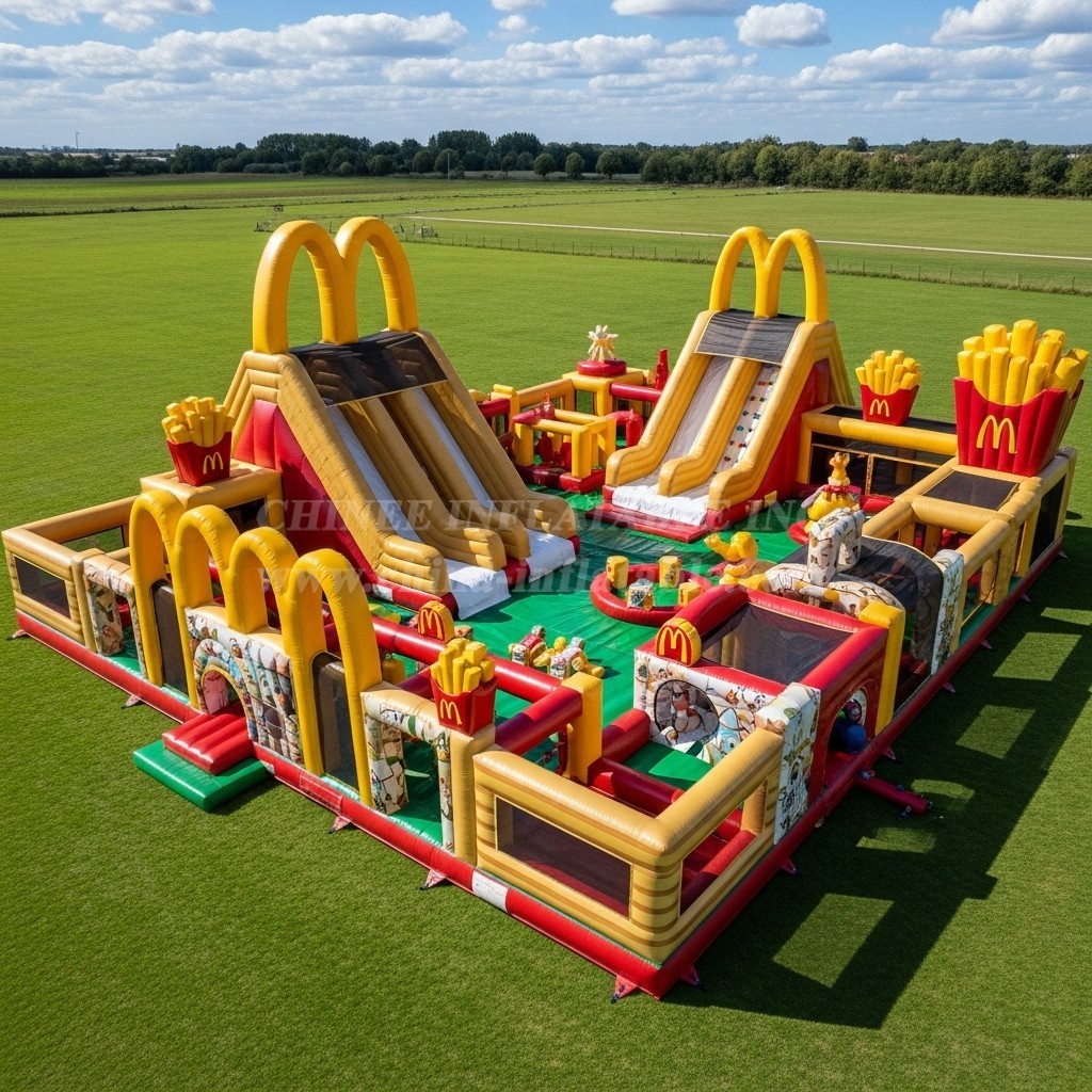 GF2-650 McDonald Theme Inflatable Park