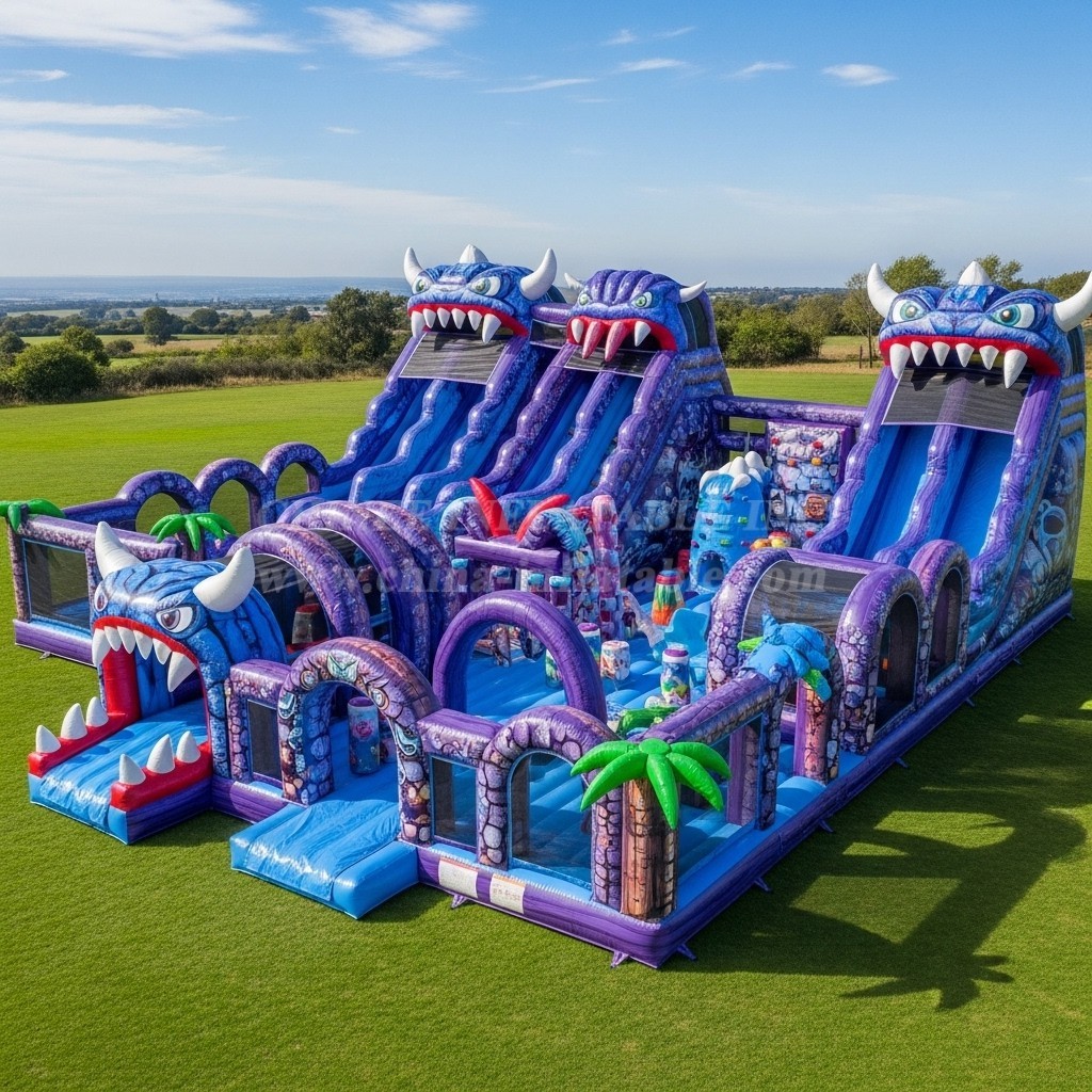 GF2-664 Monster Theme Inflatable Park