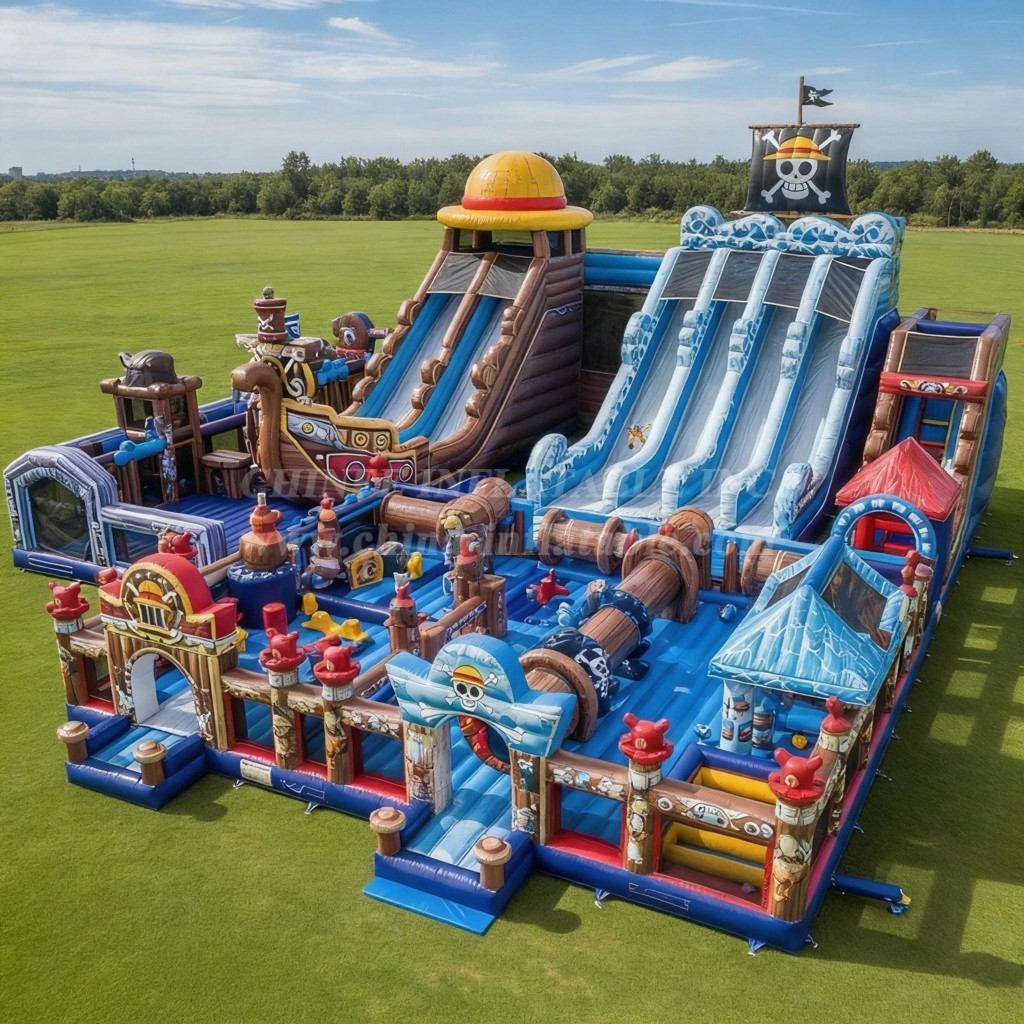 GF2-675 One Piece Theme Inflatable Park