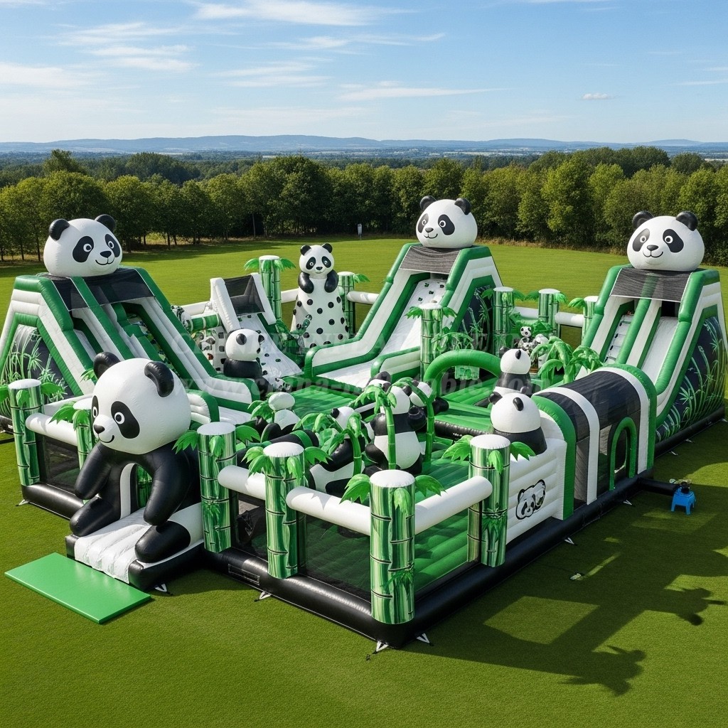GF2-676 Panda Theme Inflatable Park
