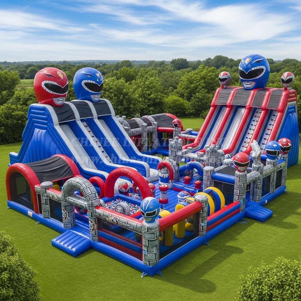 GF2-691 Power Rangers Theme Inflatable Park