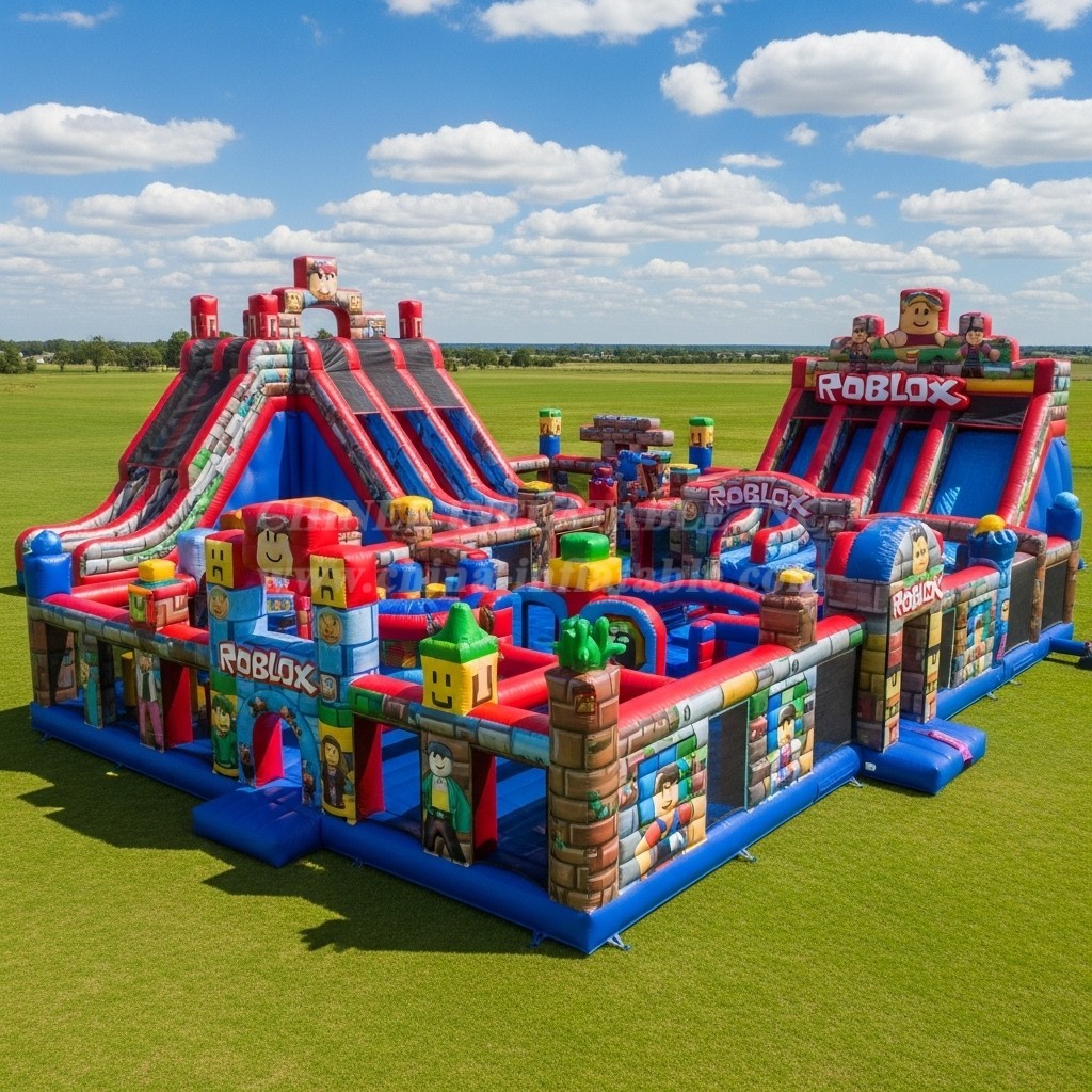 GF2-697 Roblox Theme Inflatable Park