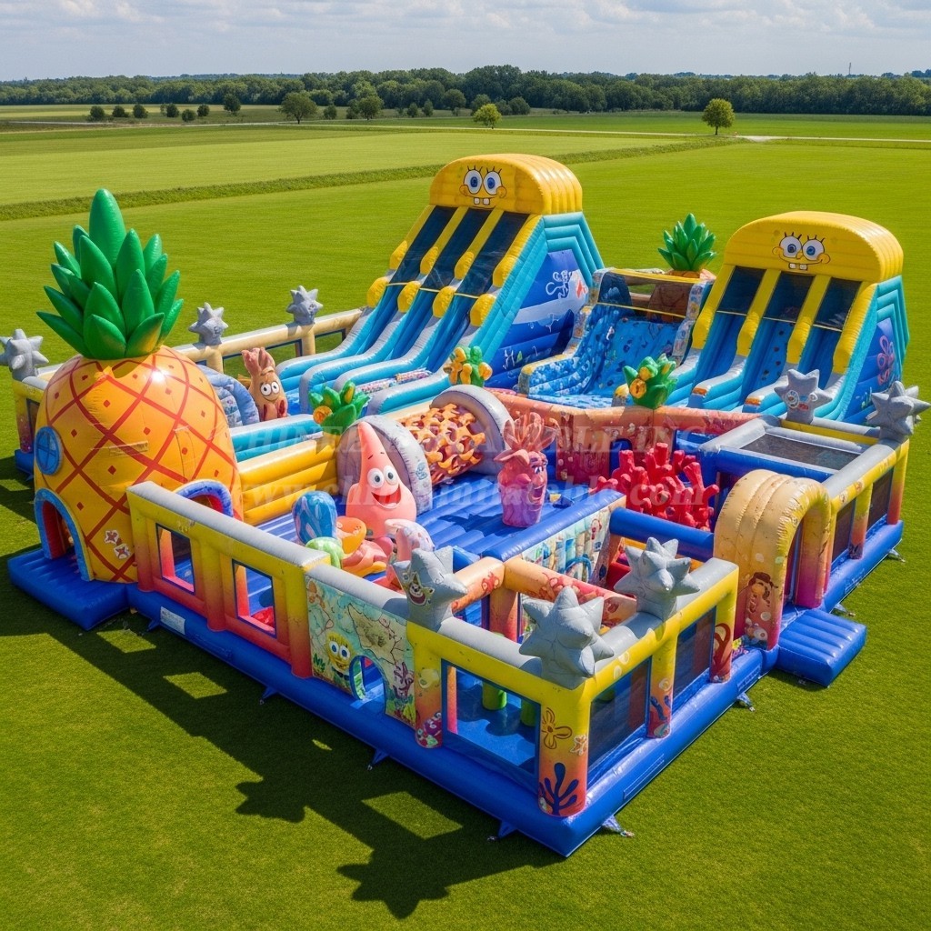 GF2-713 SpongeBob Theme Inflatable Park