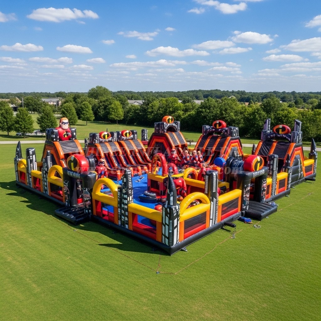 GF2-735 The Incredibles Theme Inflatable Park