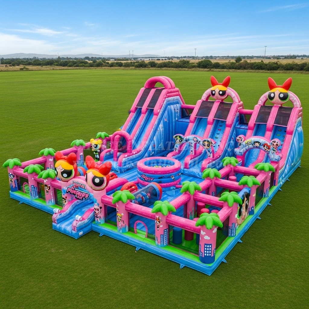 GF2-740 The Powerpuff Girls Theme Inflatable Park