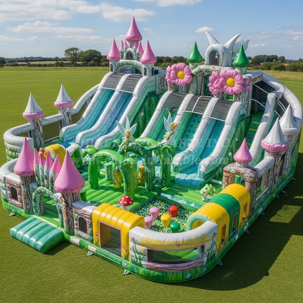 GF2-753 Tinker Bell Theme Inflatable Park