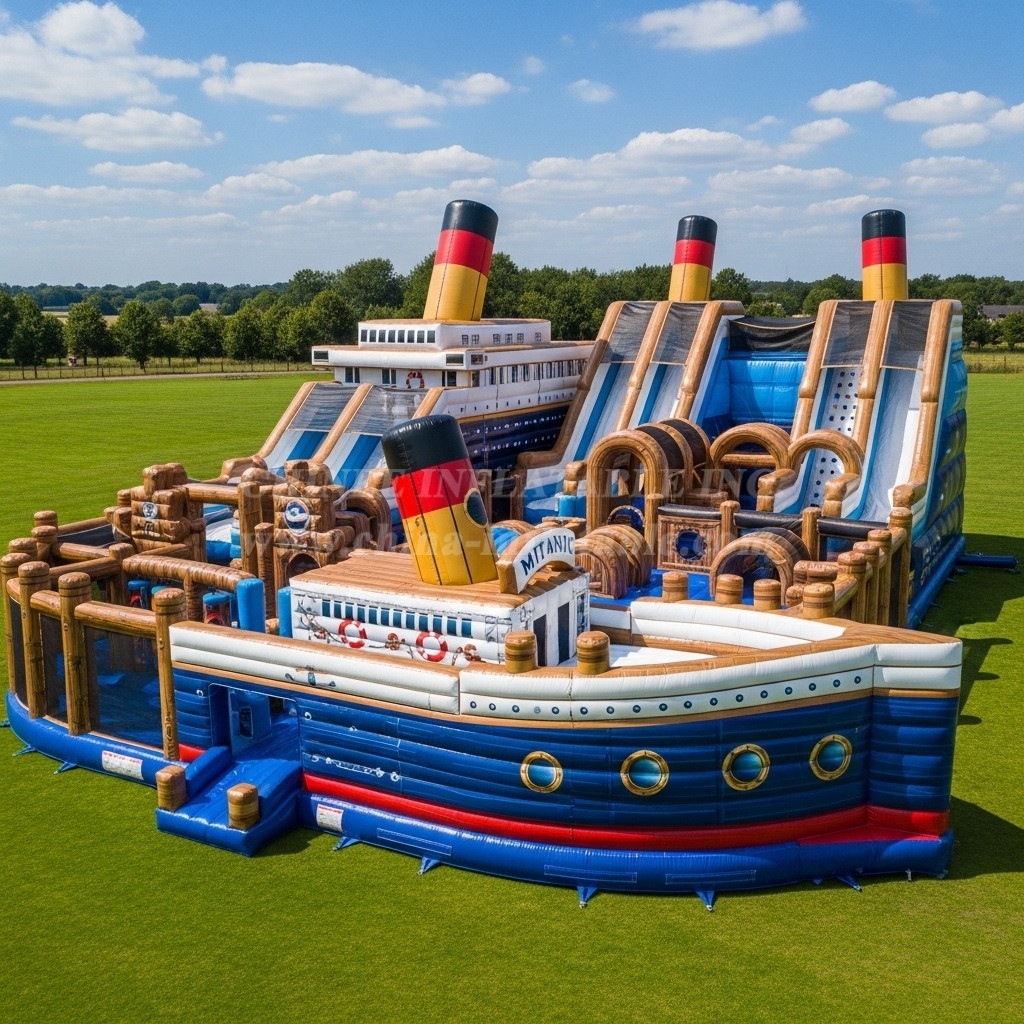 GF2-755 Titanic Theme Inflatable Park