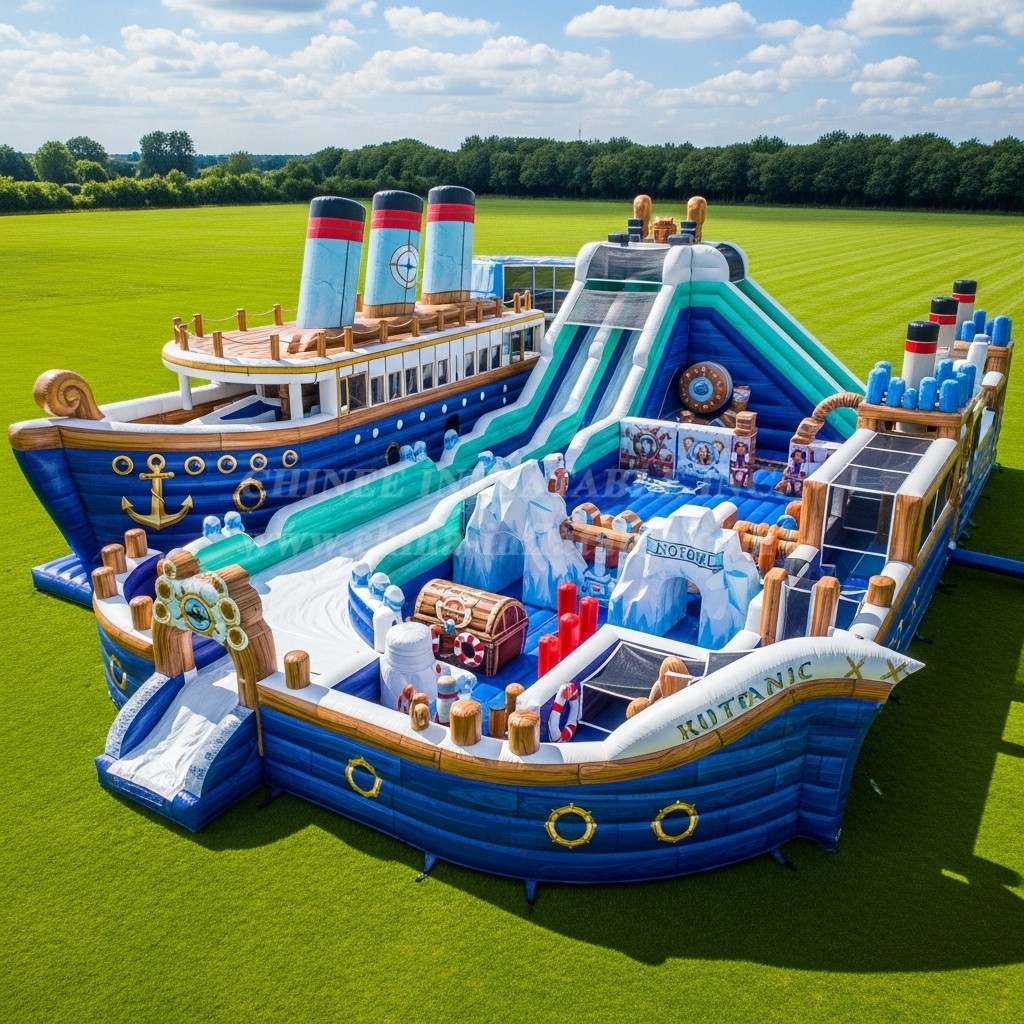 GF2-756 Titanic Theme Inflatable Park
