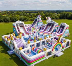 GF2-766 Unicorn Theme Inflatable Park
