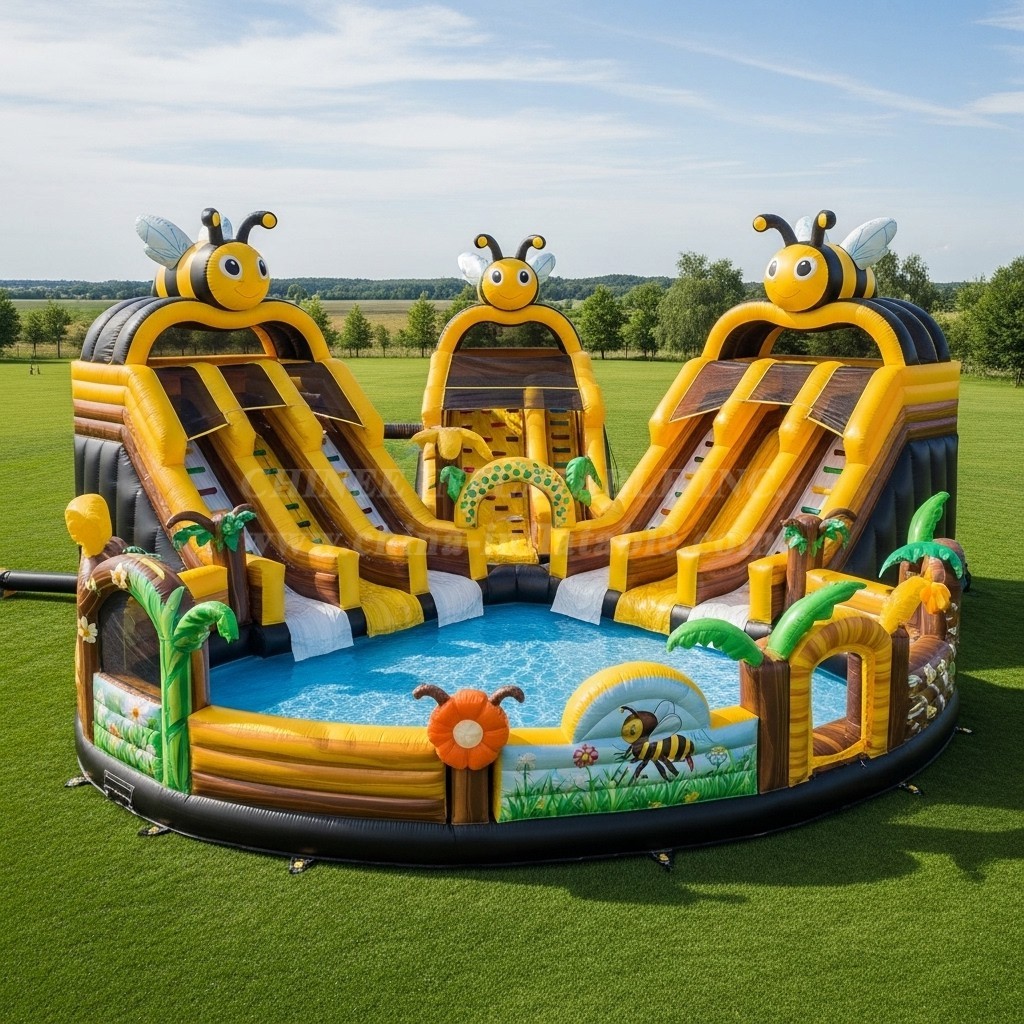 Pool3-432 Bee Theme Pool Water Park