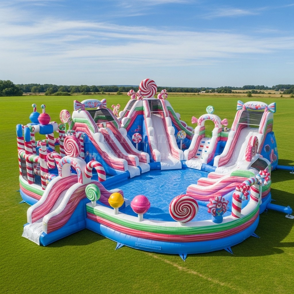 Pool3-437 Candy Theme Pool Water Park