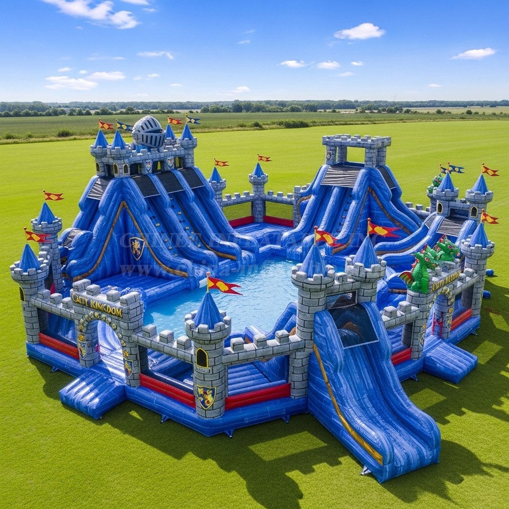 Pool3-438 Castle Kingdom Theme Pool Water Park