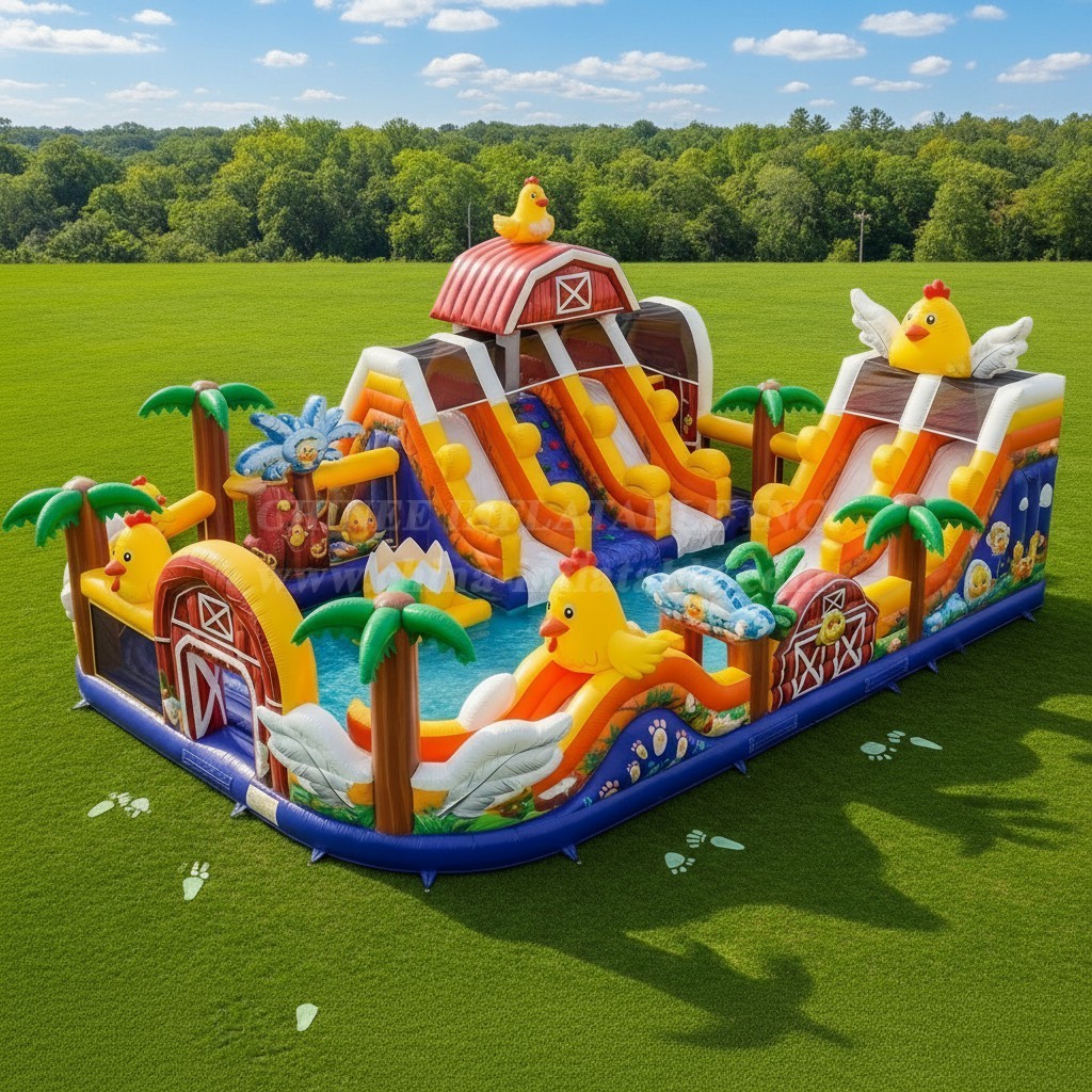 Pool3-440 Chicken Theme Pool Water Park
