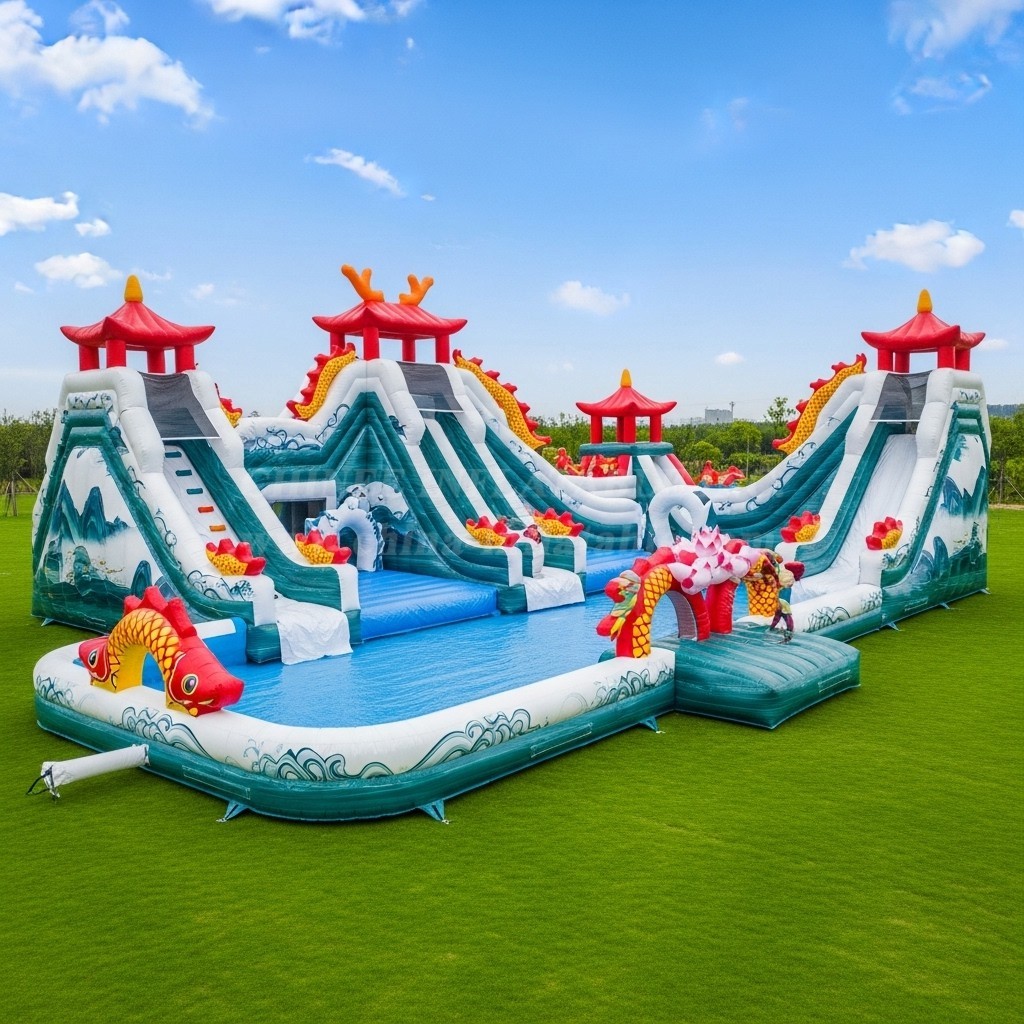 Pool3-442 Chinese Style Theme Pool Water Park