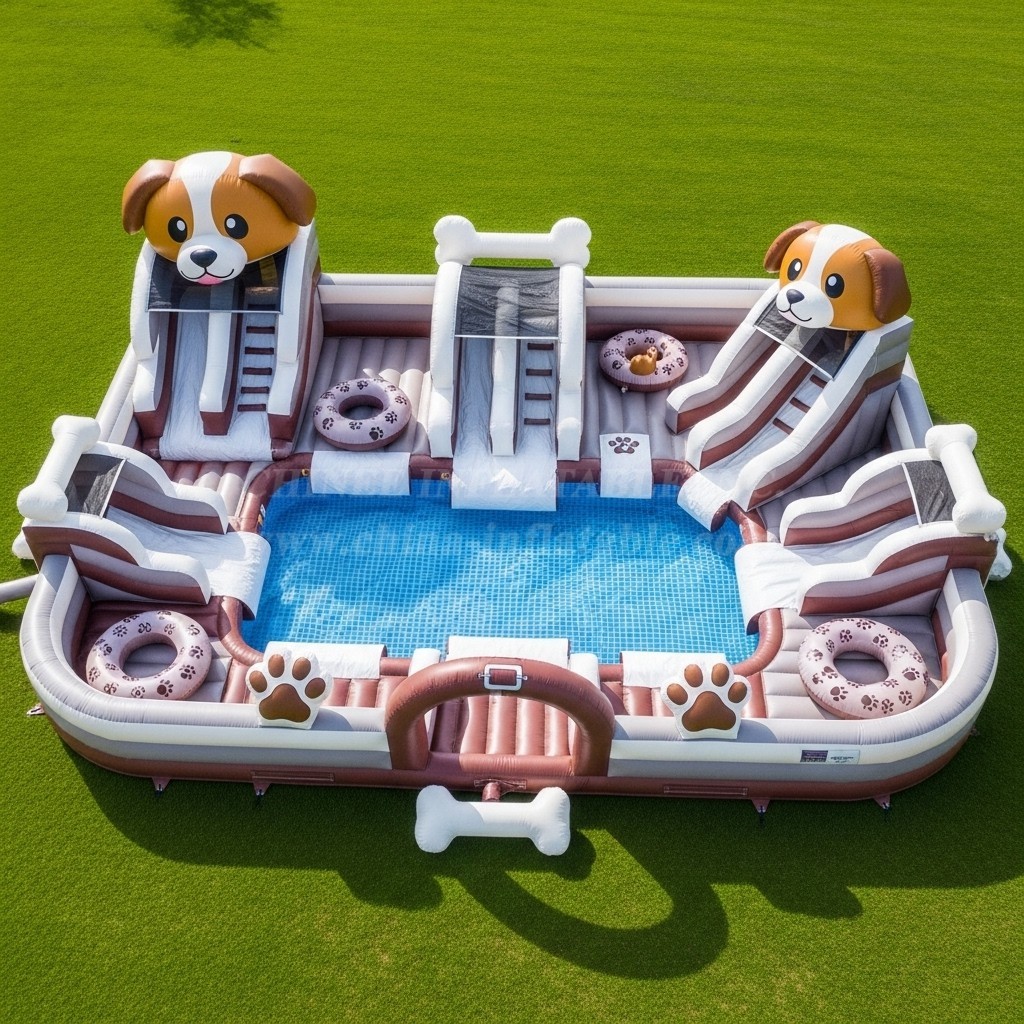 Pool3-452 Dog Theme Pool Water Park