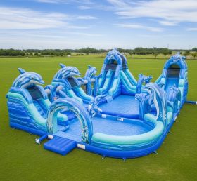 Pool3-454 Dolphin Theme Pool Water Park