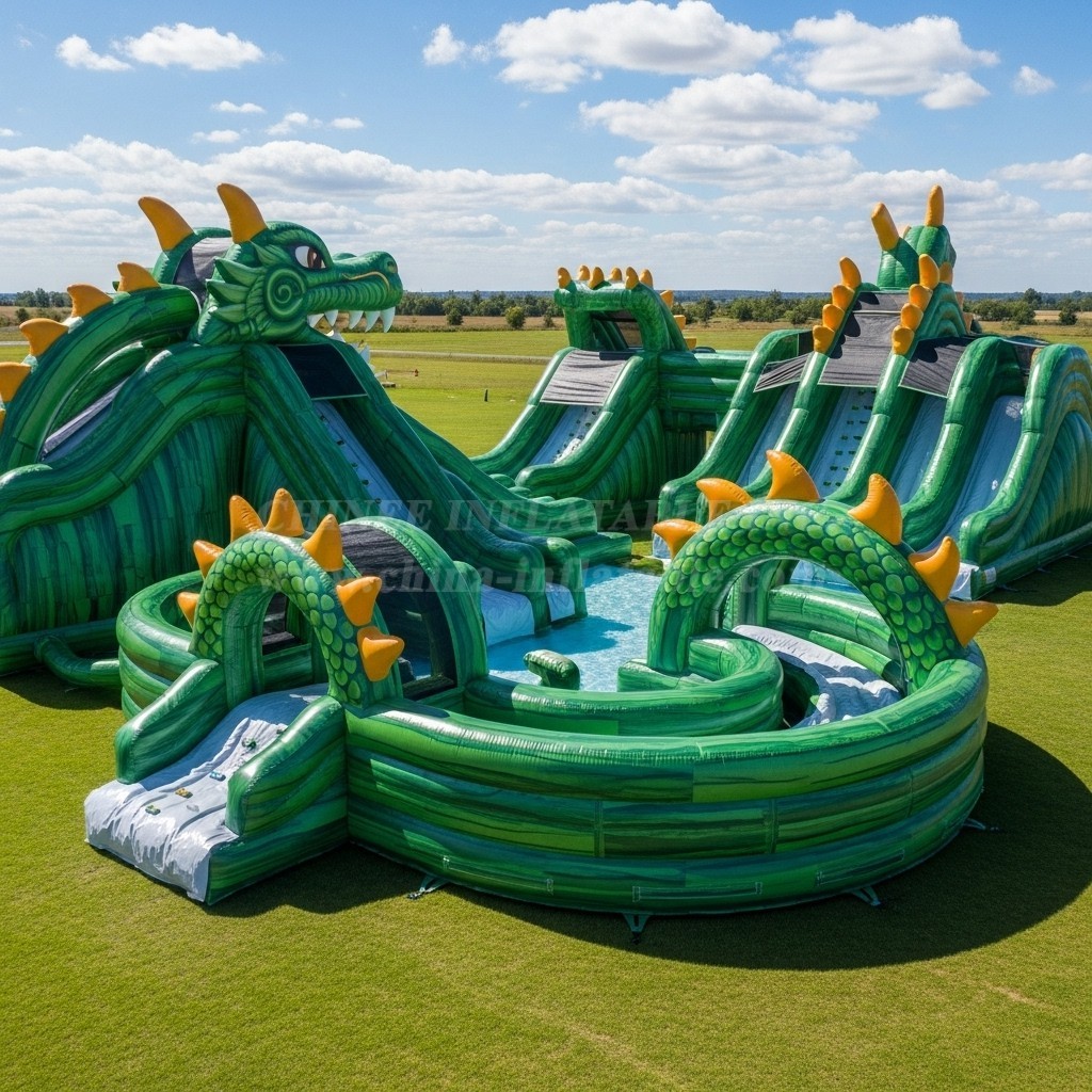 Pool3-456 Dragon Theme Pool Water Park