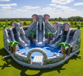 Pool3-463 Elephant Theme Pool Water Park