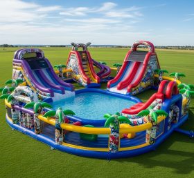 Pool3-472 Graffiti Theme Pool Water Park