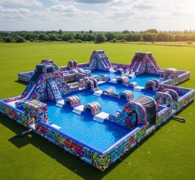 Pool3-473 Graffiti Theme Pool Water Park