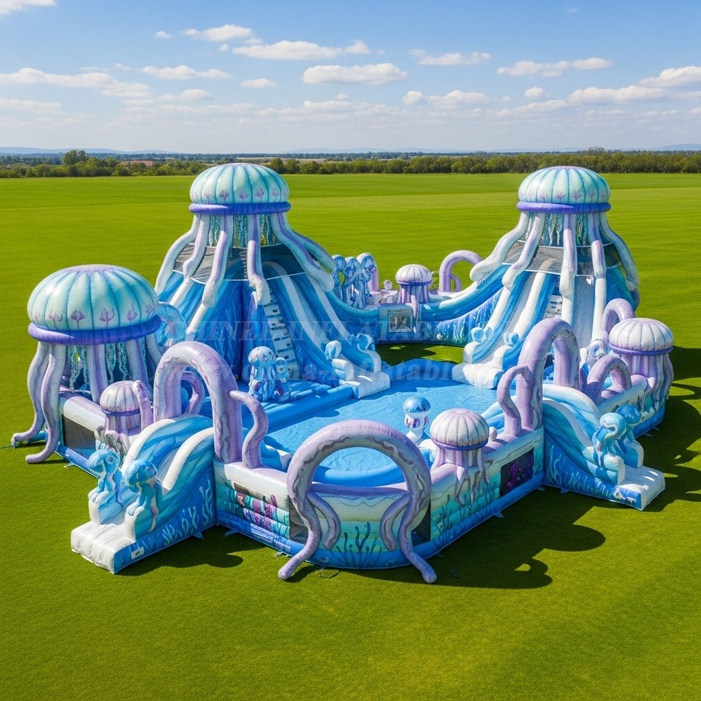 Pool3-476 Jellyfish Theme Pool Water Park