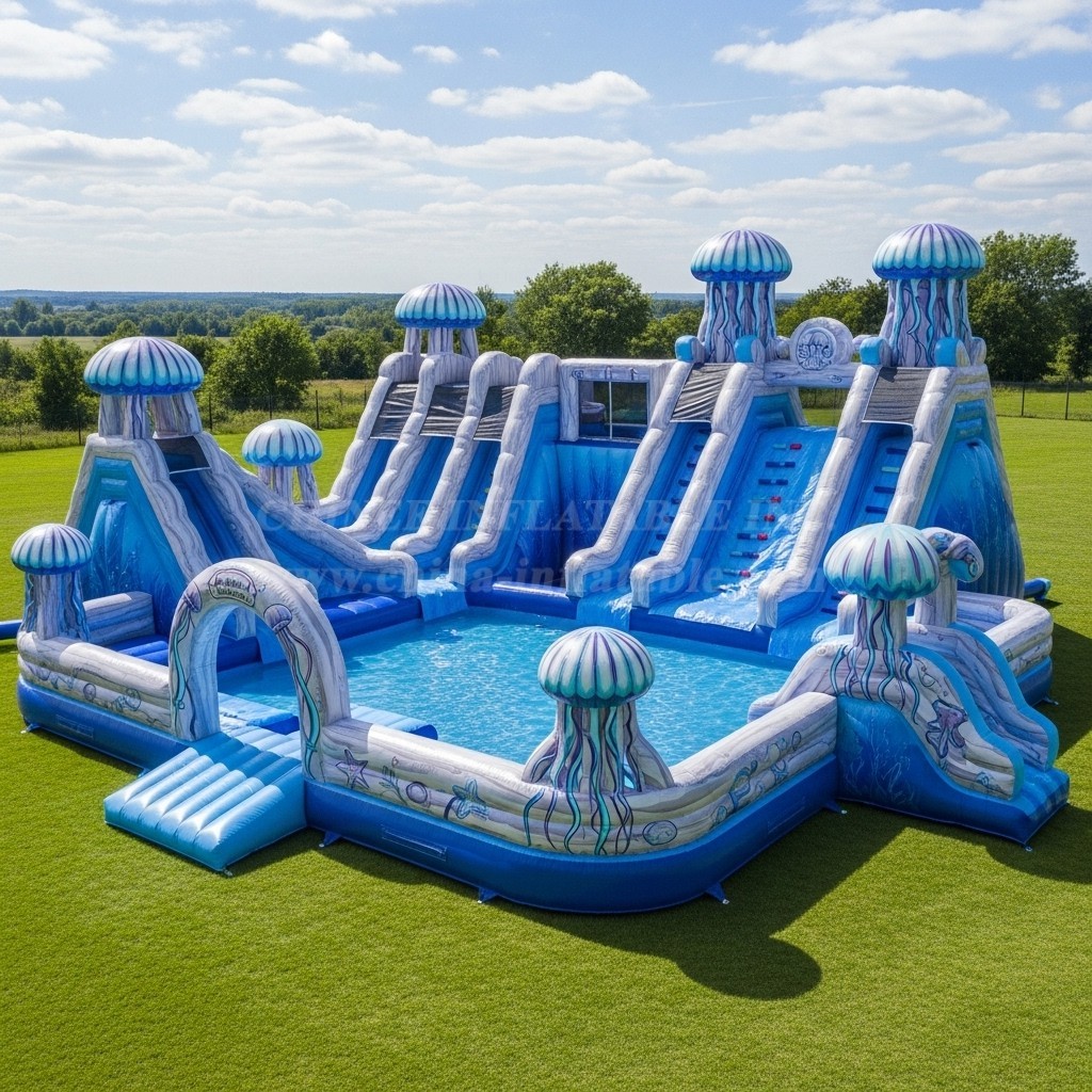 Pool3-477 Jellyfish Theme Pool Water Park