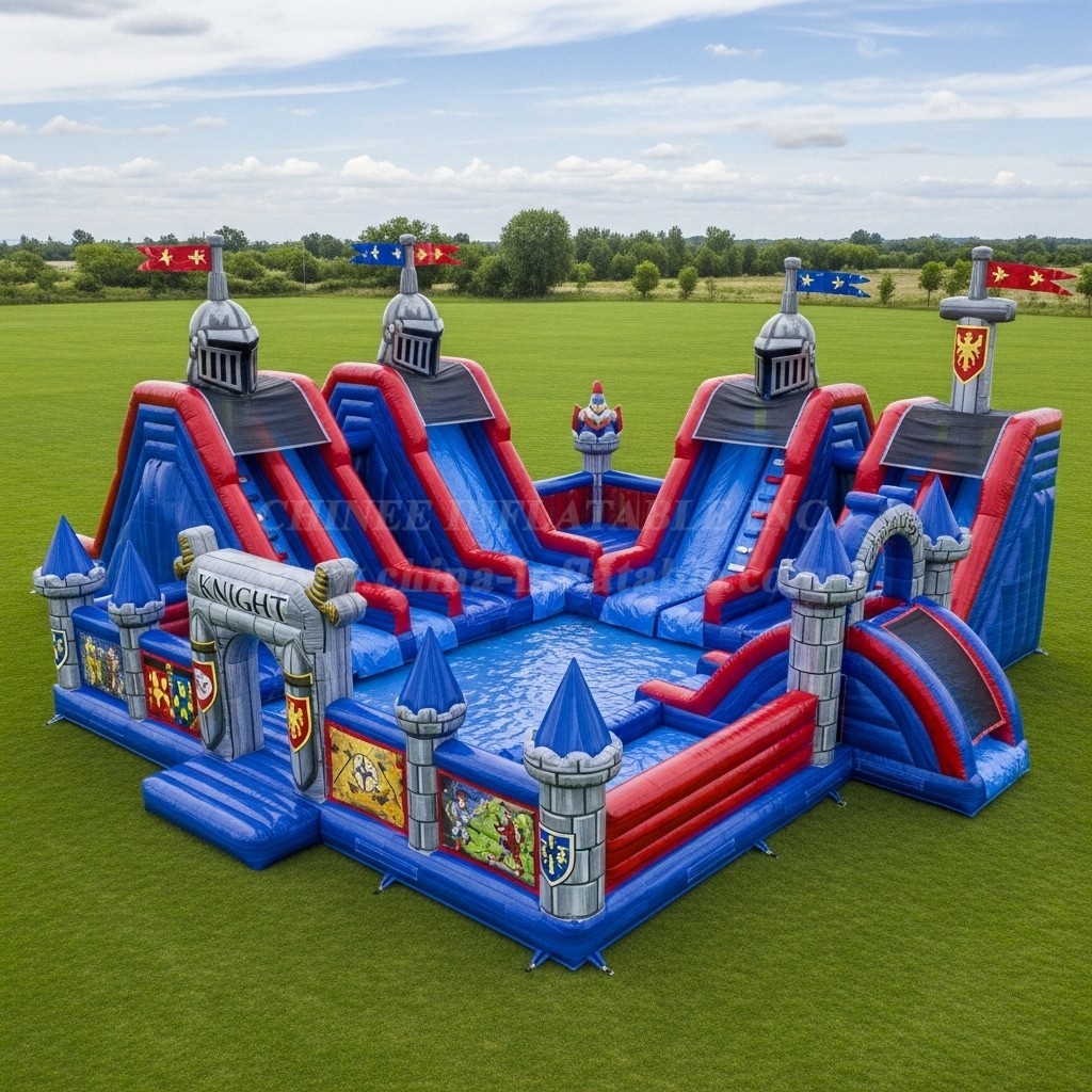 Pool3-483 Knight Theme Pool Water Park