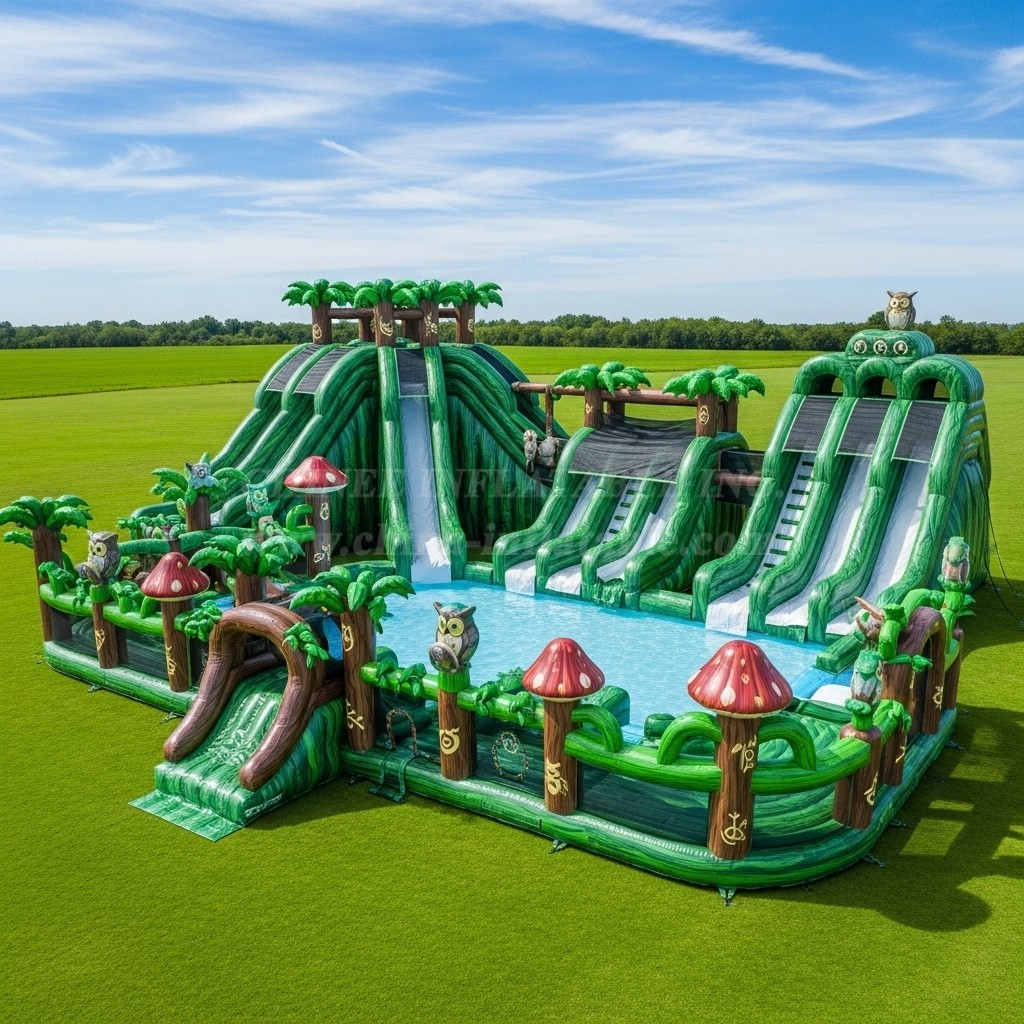 Pool3-489 Magic Forest Theme Pool Water Park