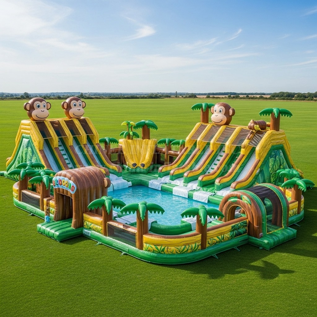 Pool3-495 Monkey Theme Pool Water Park