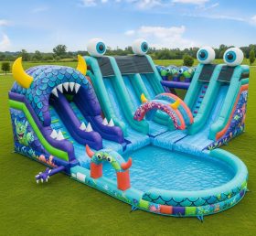 Pool3-496 Monster Theme Pool Water Park