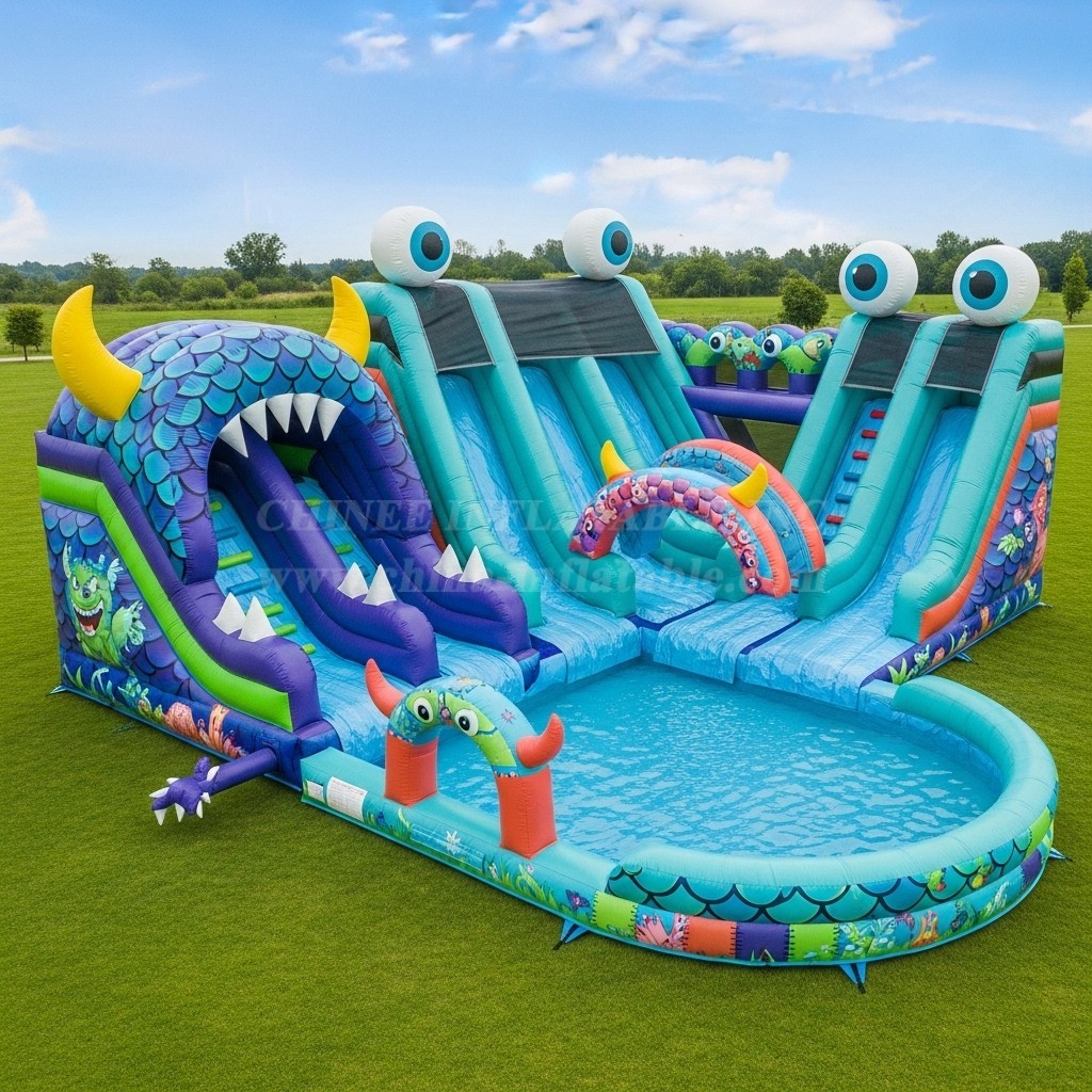 Pool3-496 Monster Theme Pool Water Park