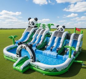 Pool3-503 Panda Theme Pool Water Park