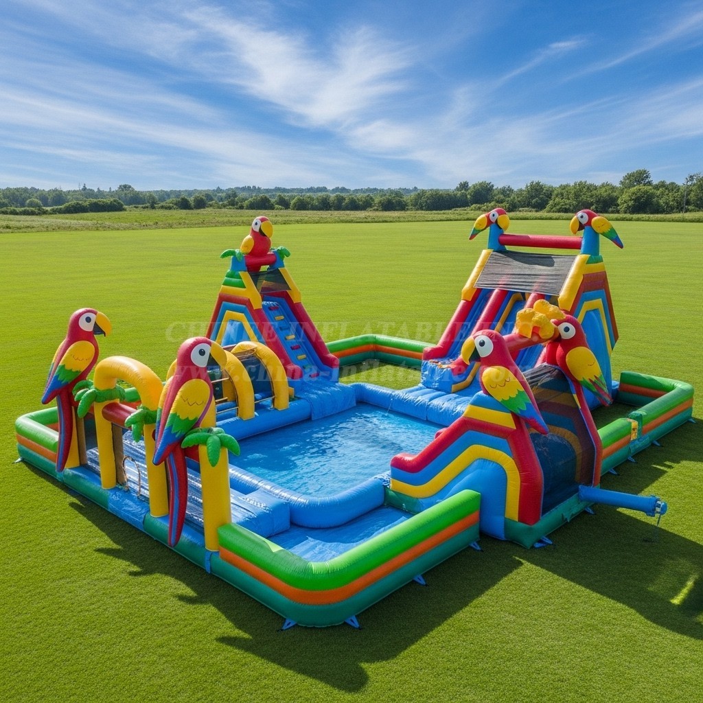 Pool3-504 Parrot Theme Pool Water Park