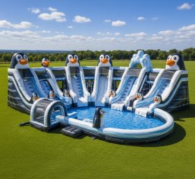 Pool3-509 Penguin Theme Pool Water Park