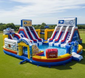 Pool3-517 Post Office Theme Pool Water Park