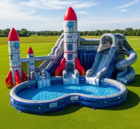 Pool3-523 Rocket Theme Pool Water Park