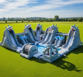 Pool3-526 Shark Theme Pool Water Park