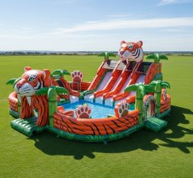 Pool3-535 Tiger Theme Pool Water Park